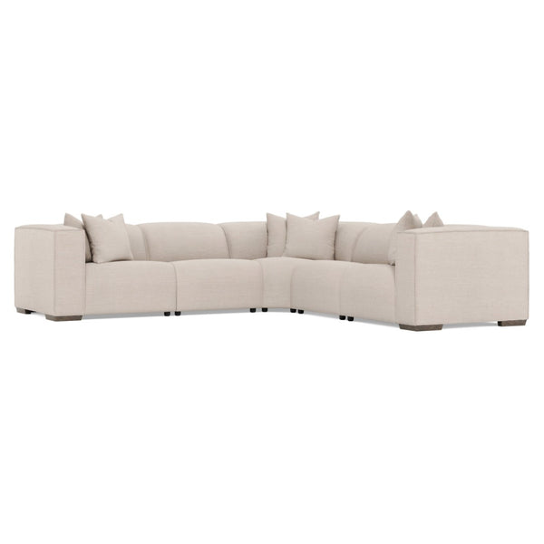 Bernhardt Bernhardt Bliss Five Piece Power Reclining Sectional with Pop up Headrests and Plush Seating K2184