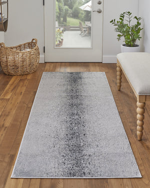 Feizy Rugs Astra Abstract Watercolor Rug – Elevate Your Space With Luxurious Metallic Designs And Soft Texture Ivory,Gray,Black Polyester,Polypropylene Ara39l2fivygryi71