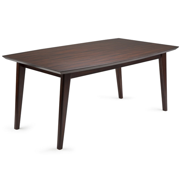 English Elm Draper Dining Table - Handcrafted Java Brown Mid-Century Modern Centerpiece For Stylish Spaces B136P158594