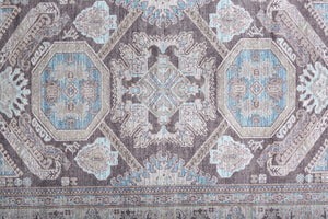 Feizy Rugs Percy Transitional Medallion Rug – Durable Machine Washable Design For Effortless Style And Care Gray,Taupe,Blue Polyester,Cotton,Viscose Prc39agfgry000g22