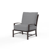 La Jolla Club Chair in Canvas Granite w/ Self Welt SW401-21-5402 Sunset West