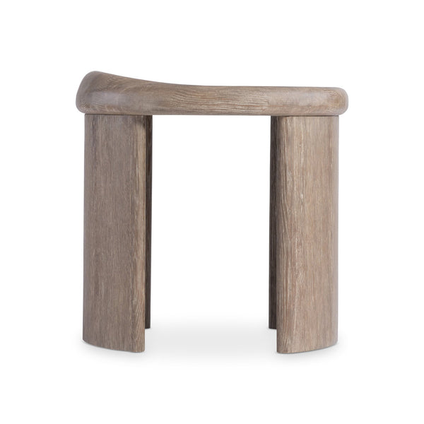Bernhardt Bernhardt Sculptural Bryant Side Table In Aurum Cast Resin Wood-Grain Finish — Artful, Durable Accent 532122