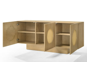 VIG Furniture Modrest Oshana - Modern White Oak Dining Set VGMA-MIT-5351-SET