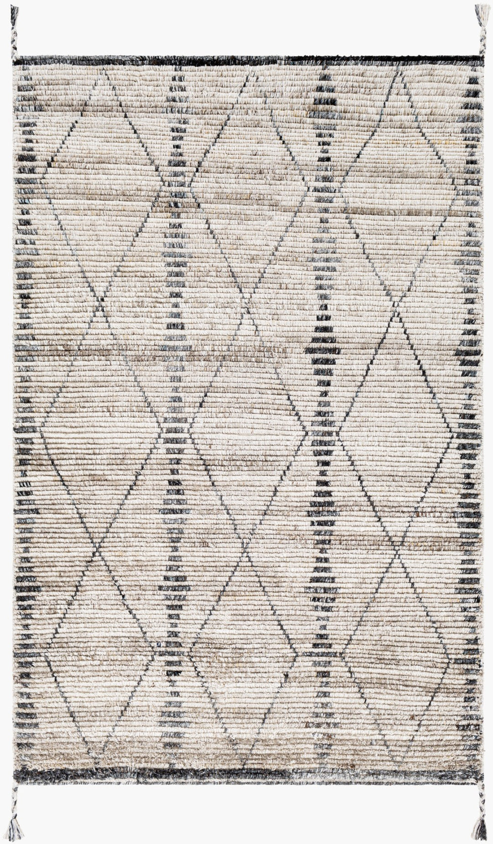 Surya Birch Handmade Rug 2' X 3' – Bohemian Style, Eco-friendly, Soft & Durable Global Decor Accent Light Beige Recycled Pet Yarn Bhc2302-23