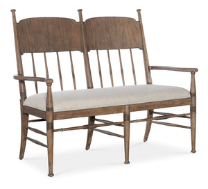 Americana Dining Bench 7050-75019-85 Beige Americana Collection 7050-75019-85 Hooker Furniture