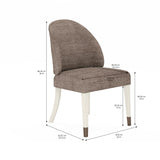 A.R.T. Furniture Blanc Hostess Chair (Sold as Set of 2) 289204-1017 White 289204-1017