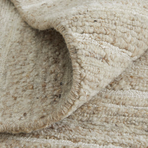 Feizy Rugs Navaro Hand-woven Natural Wool And Viscose Rug - Modern Scandinavian Design For Cozy Spaces Ivory Wool,Viscose Nav8916fbgeivye50