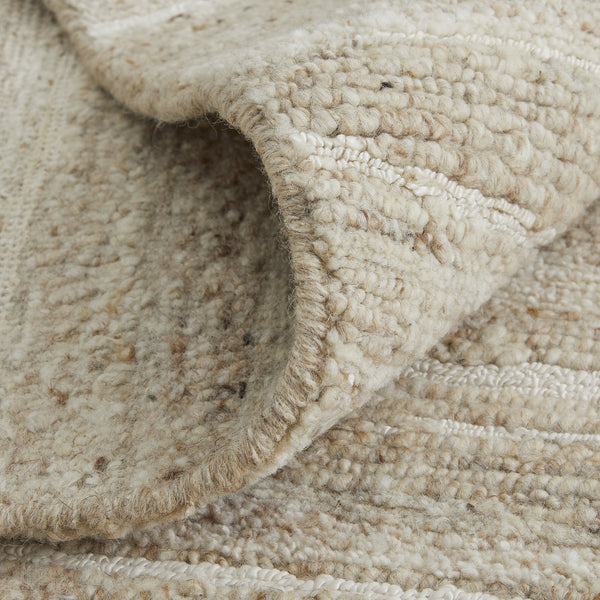 Feizy Rugs Navaro Hand-woven Natural Wool And Viscose Rug - Modern Scandinavian Design For Cozy Spaces Ivory Wool,Viscose Nav8916fbgeivye50