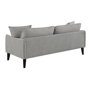 Porter Designs Cavett Mid-century Modern Sofa – Elevate Your Space With Chic Comfort And Style! Cream Fabric 01-33c-01-9224
