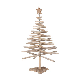 Rustic Teak Wood Christmas Tree, 60 in. XAB30204 Park Hill