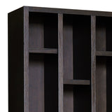 Eleven Shelf Open Storage Bookcase Curio Brown P021739 Pulaski Furniture