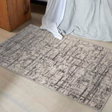 Nourison Calvin KleinCK950 Rush CK952 Machine Made Power-loomed No Border Indoor Only Modern  Rug Ivory,Grey, Ivory Grey High Pile, 100% Polypropylene,Low Pile, 100% Polyester 99446819024