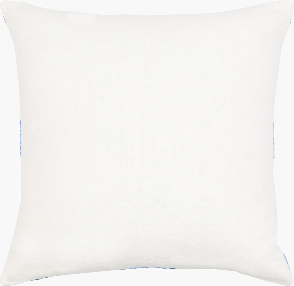 Surya Bicheno 18" Coastal Accent Pillow - Unique Cotton Design, Easy Care, Perfect For Beachy Homes! Ivory Cotton,Cotton Bho001-2222