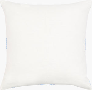 Surya Bicheno 18" Coastal Accent Pillow - Unique Cotton Design, Easy Care, Perfect For Beachy Homes! Ivory Cotton,Cotton Bho001-2222