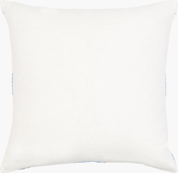 Surya Bicheno 18" Coastal Accent Pillow - Unique Cotton Design, Easy Care, Perfect For Beachy Homes! Ivory Cotton,Cotton Bho001-2222