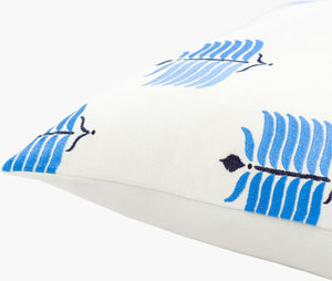 Surya Bicheno 18" Coastal Accent Pillow - Unique Cotton Design, Easy Care, Perfect For Beachy Homes! Ivory Cotton,Cotton Bho001-2222