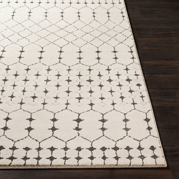 Livabliss Bahar Moroccan Geometric Area Rug with Medium Pile for Entryways and Small Spaces Light Beige, Ch 7'10" x 10'2" BHR2312-710103