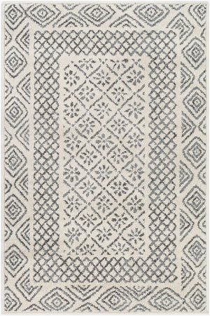 Livabliss Bahar Global Motif Machine Woven Indoor Rug Polypropylene Blend for Living Rooms Light Beige, Ch 2' x 2'11" BHR2321-23