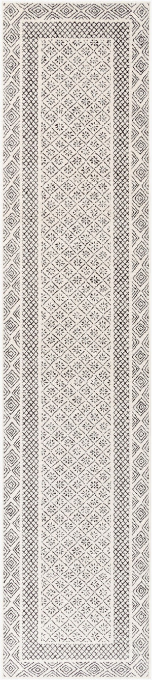 Livabliss Bahar Global Motif Machine Woven Indoor Rug Polypropylene Blend for Living Rooms Light Beige, Ch 2'7" x 12' BHR2321-2712