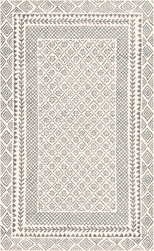 Livabliss Bahar Global Motif Machine Woven Indoor Rug Polypropylene Blend for Living Rooms Light Beige, Ch 3'11" x 5'7" BHR2321-31157