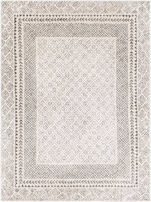 Livabliss Bahar Global Motif Machine Woven Indoor Rug Polypropylene Blend for Living Rooms Light Beige, Ch 5'3" x 7'3" BHR2321-5373