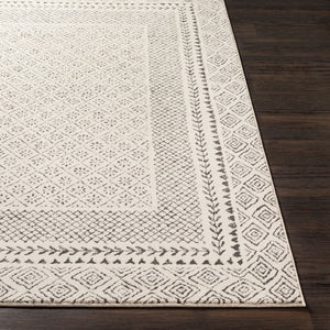 Livabliss Bahar Global Motif Machine Woven Indoor Rug Polypropylene Blend for Living Rooms Light Beige, Ch 2'7" x 12' BHR2321-2712