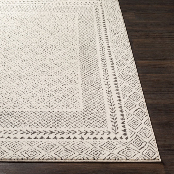 Livabliss Bahar Global Motif Machine Woven Indoor Rug Polypropylene Blend for Living Rooms Light Beige, Ch 2'7" x 12' BHR2321-2712