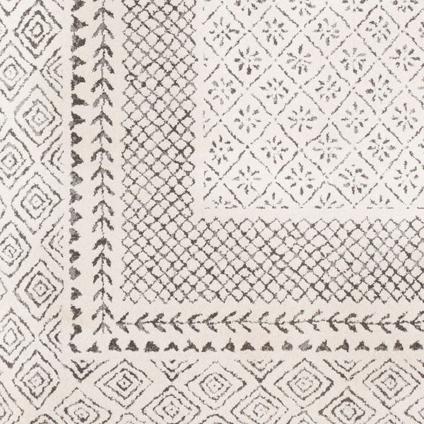 Livabliss Bahar Global Motif Machine Woven Indoor Rug Polypropylene Blend for Living Rooms Light Beige, Ch 2'7" x 12' BHR2321-2712