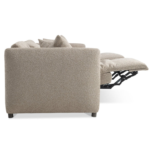 Bernhardt Bernhardt Modern Luc Power Motion Sofa With High Sheltering Arms, Pop-Up Headrests & Durable Upholstery B557RO