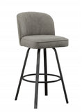 English Elm Steve Silver - Anaheim - Swivel Bar Chair - Dark Gray