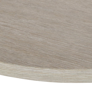 Bernhardt Bernhardt Constantin Sculptural Dining Table With Flaxen White Oak Top And Totemic Cast-Resin Base K1739