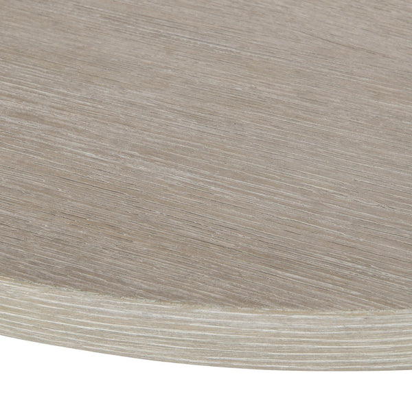 Bernhardt Bernhardt Constantin Sculptural Dining Table With Flaxen White Oak Top And Totemic Cast-Resin Base K1739