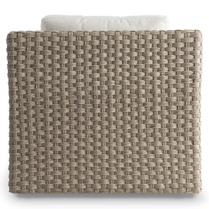 Bernhardt Bernhardt Trieste Outdoor Swivel Chair — Made-To-Order Wicker Lounge, Uv-Resistant Cushioned Comfort O1413SA