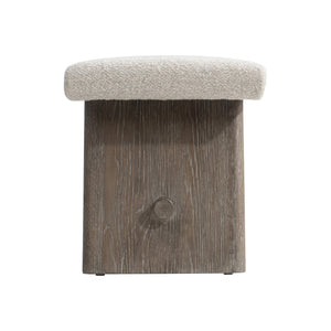 Bernhardt Bernhardt Casa Paros Bench With Playa Solid Wood A‑Frame Base And Plush B638 Upholstery — Rustic Modern Appeal 317506