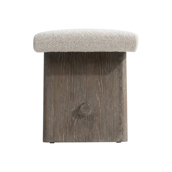 Bernhardt Bernhardt Casa Paros Bench With Playa Solid Wood A‑Frame Base And Plush B638 Upholstery — Rustic Modern Appeal 317506