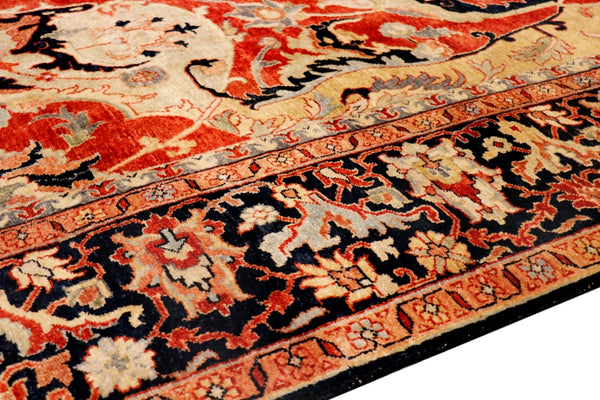 Pasargad Home Bidjar Collection Hand-knotted Lamb's Wool Area Rug For Timeless Elegance And Durability   Ps-1 9x12