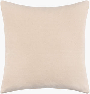 Surya Bonnie 14"L X 22"W Country Cottage Lumbar Pillow - Soft Cotton & Wool Blend With Intricate Stitching Light Gray Cotton,Wool,Cotton Bie001-1422