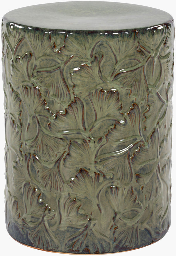 Livabliss Bishop Hexagonal Ceramic Garden Stool Asian Inspired Outdoor Patio Side Seat BIH-001
