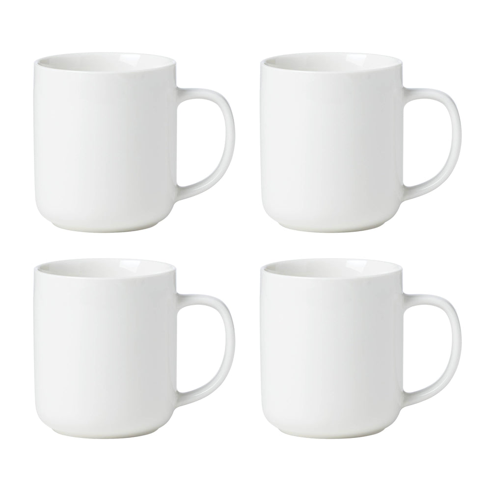 Lenox Oneida 24 Seven White Mugs, Set of 4 White, WHITE PORCELAIN 895950