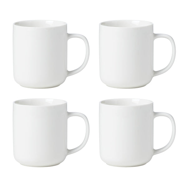 Lenox Oneida 24 Seven White Mugs, Set of 4 White, WHITE PORCELAIN 895950