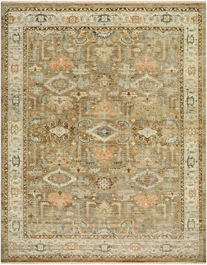 Surya Bijar Hand Knotted Wool Flatweave Rug for Formal Living and Dining Spaces 3' x 10' Runner BIJ2301-310