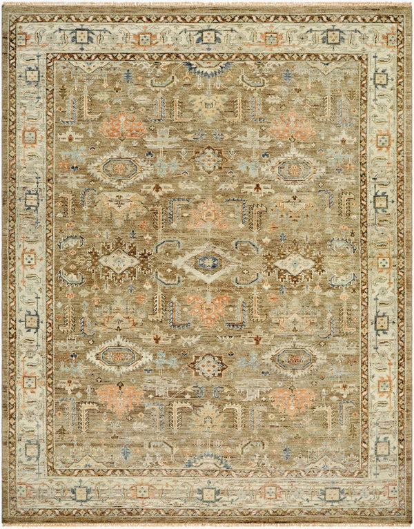 Surya Bijar Hand Knotted Wool Flatweave Rug for Formal Living and Dining Spaces 3' x 10' Runner BIJ2301-310