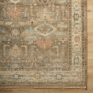 Surya Bijar Hand Knotted Wool Flatweave Rug for Formal Living and Dining Spaces 3' x 10' Runner BIJ2301-310
