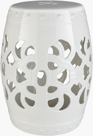 Livabliss Brinnon Outdoor Ceramic Garden Stool Handcrafted Global Style Patio Plant Stand BIN003-131318