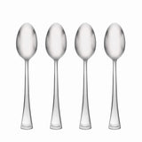 Portola Elegant Stainless Steel Teaspoons, Set of 4 with Mirror Finish, Dishwasher Safe