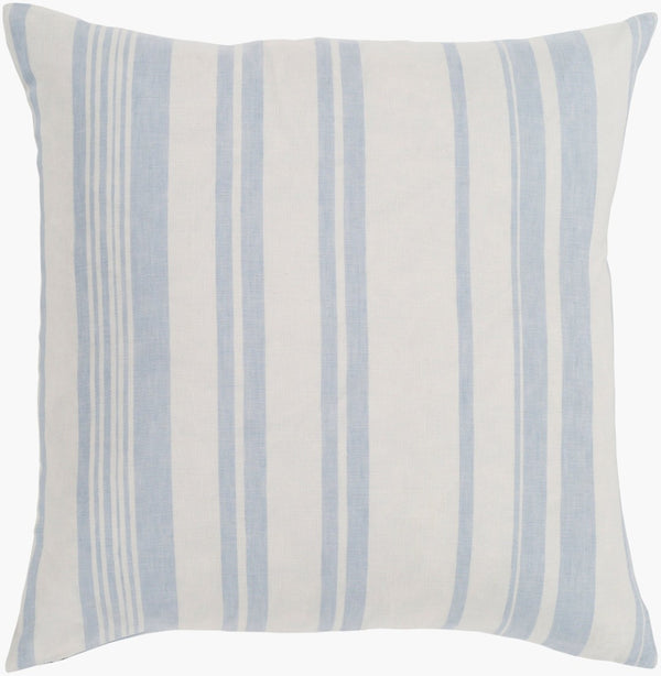 Livabliss Baris Embroidered Linen Cotton Throw Pillow Beige Cottage Accent for Sofa or Bed BIS002-1818