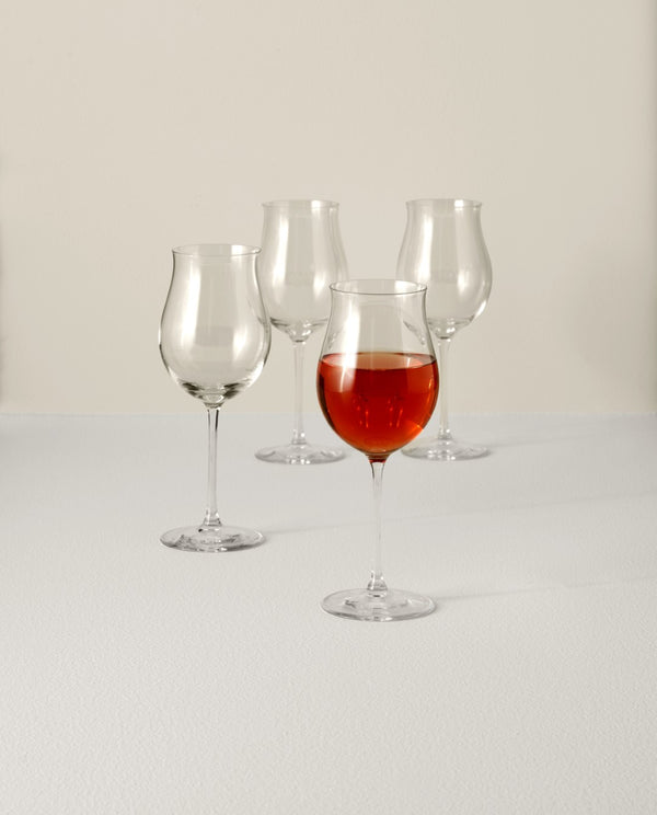 Lenox Tuscany Classics 4-Piece Rose Glass Set Clear, NO COLOR GLASS,CRYSTAL 890691