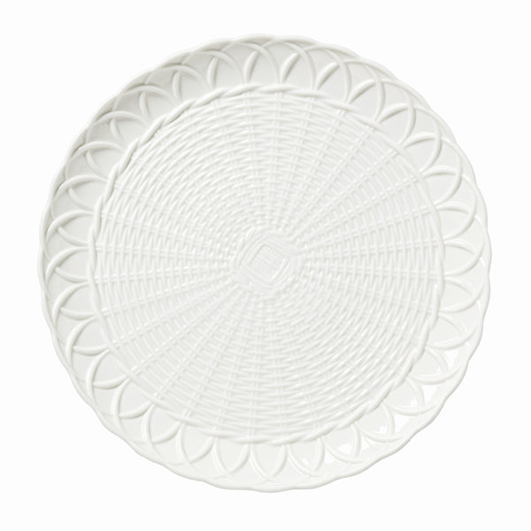Lenox Wicker Creek Round Platter White, WHITE PORCELAIN 893877
