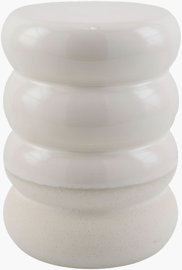 Livabliss Bizen Ceramic Barrel Garden Stool Outdoor Safe Accent Piece for Patio or Entryway BIZ002-171313