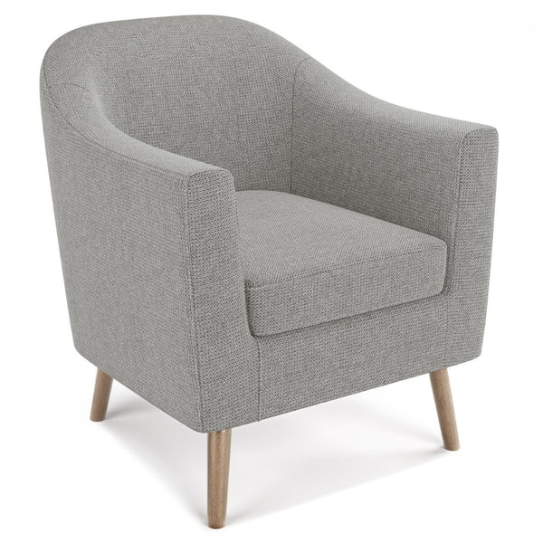 English Elm Thorne Accent Chair In Classic Grey - Stylish, Durable, And Comfortable For Any Modern Space B136P159634-GIGA